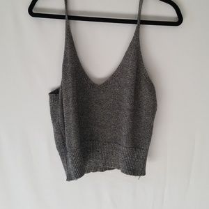 Sweater crop top